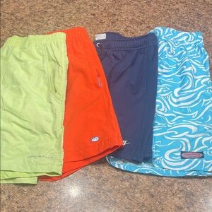 EUC Men’s Shorts Set Size Medium - Green , Orange , Navy, Blue